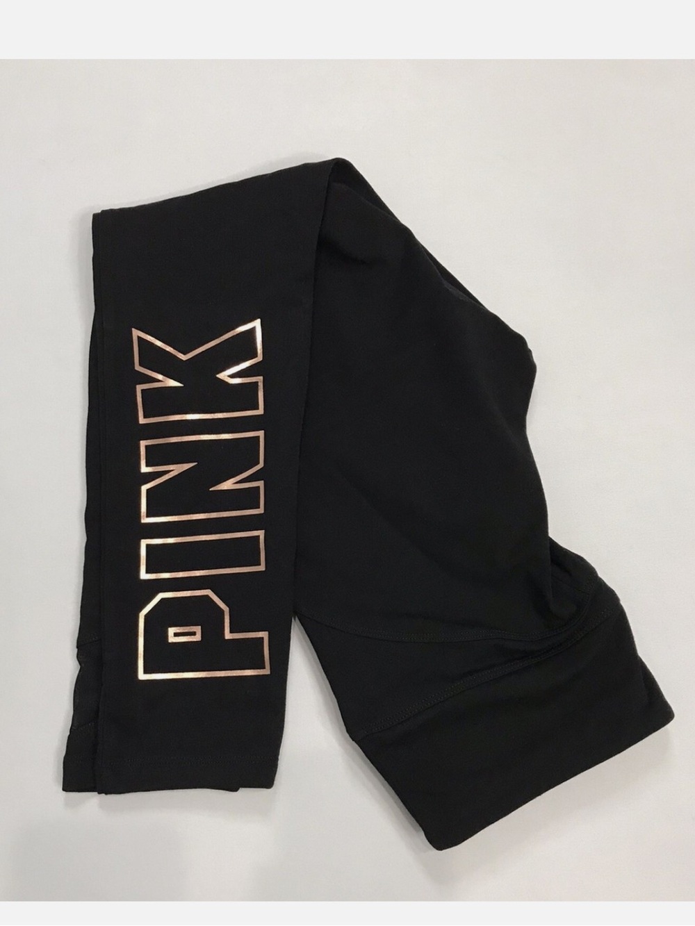 #271. Victoria's Secret PINK Black 7/8 Yoga Leggings